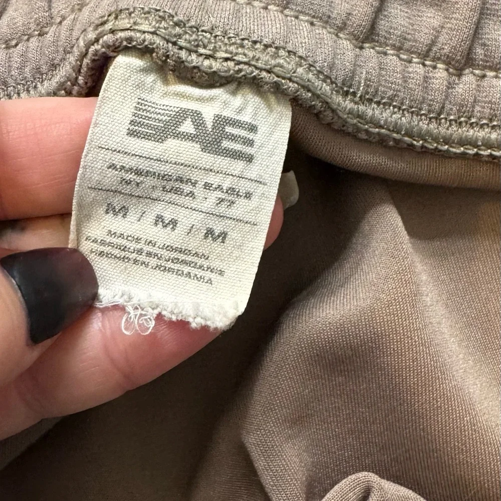 American Eagle Outfitters Mens Black and Tan Joggers - Picture 2 of 8